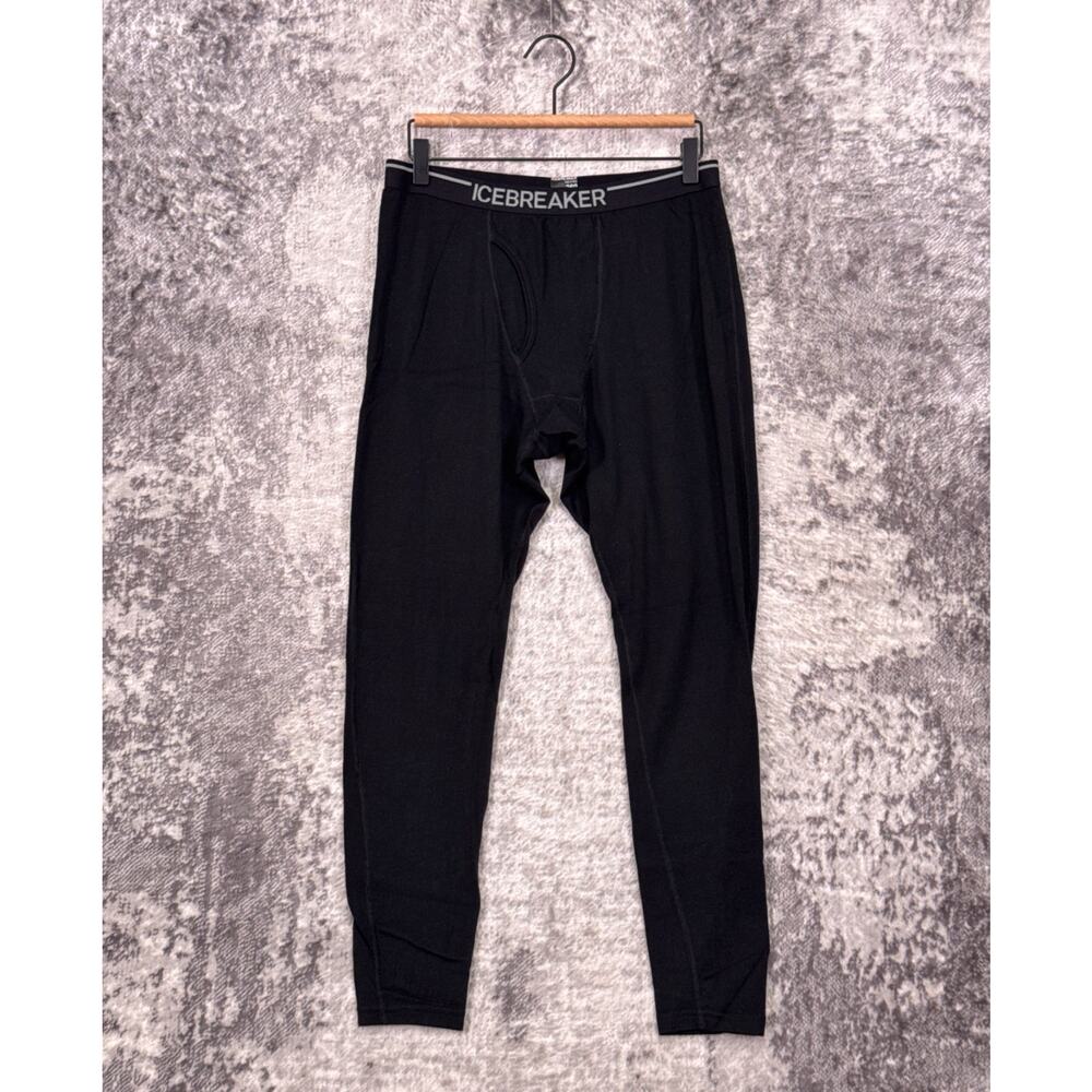 Icebreaker Bodyfit 260 Thermal Leggings XL Mens Black Merino Wool